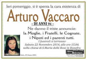 annuncio vaccaro arturo